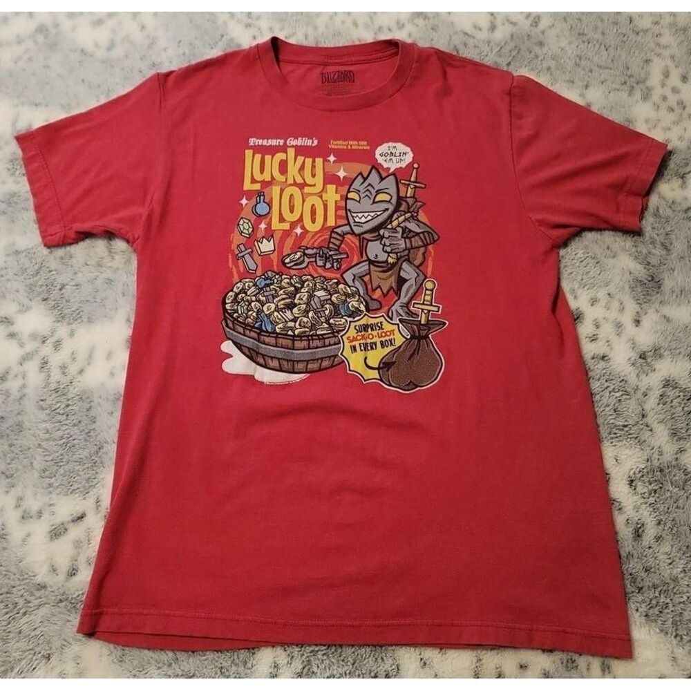 Blizzard Entertainment, Jinx Diablo III, Lucky‎ Loot T-shirt size Medium